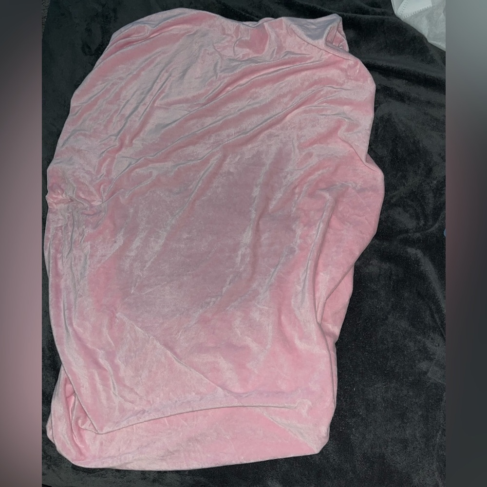 Cloud Island Blush Pink Velvet Sleepdress